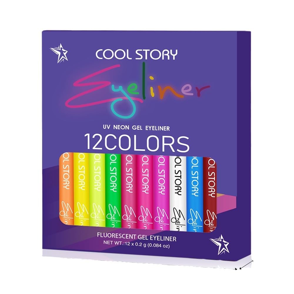 Best Land 12 Colors Matte Liquid Eyeliner Set