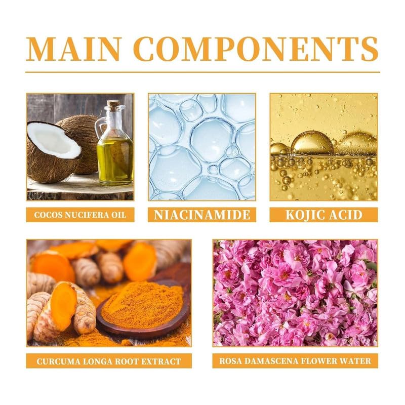 Tropame 1Pcs Turmeric Facial Cleanser for All Skin