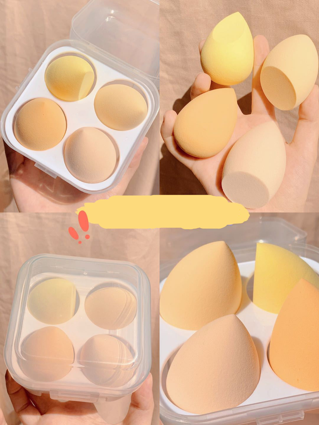 Makeup Sponge Storage Box