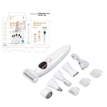 Multifunctional 5-in-1 Women's Shaver Full Body Waterproof