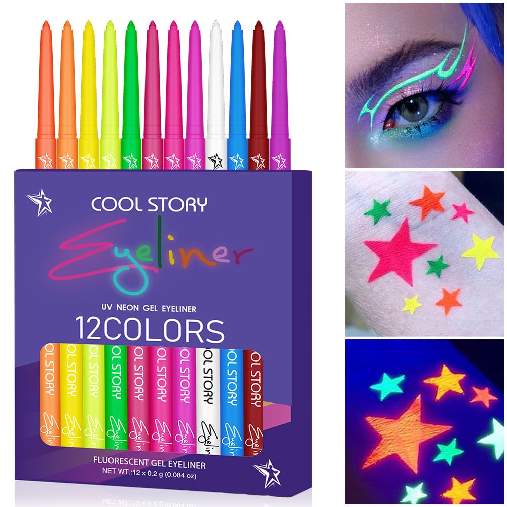 Best Land 12 Colors Matte Liquid Eyeliner Set