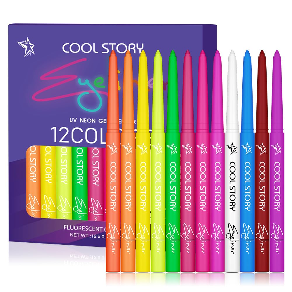 Best Land 12 Colors Matte Liquid Eyeliner Set
