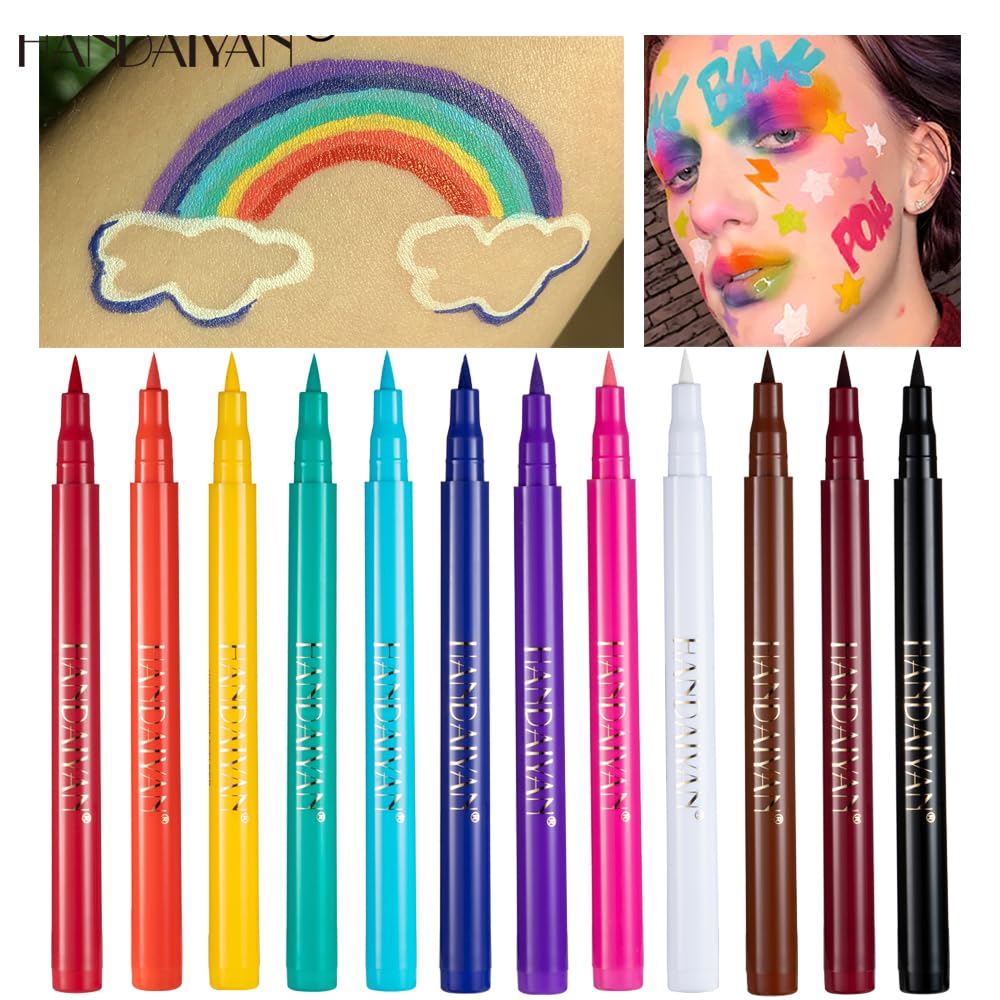Best Land 12 Colors Matte Liquid Eyeliner Set