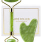 Huefull Genuine Jade Roller & Gua Sha Set for Face