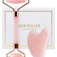 Huefull Genuine Jade Roller & Gua Sha Set for Face