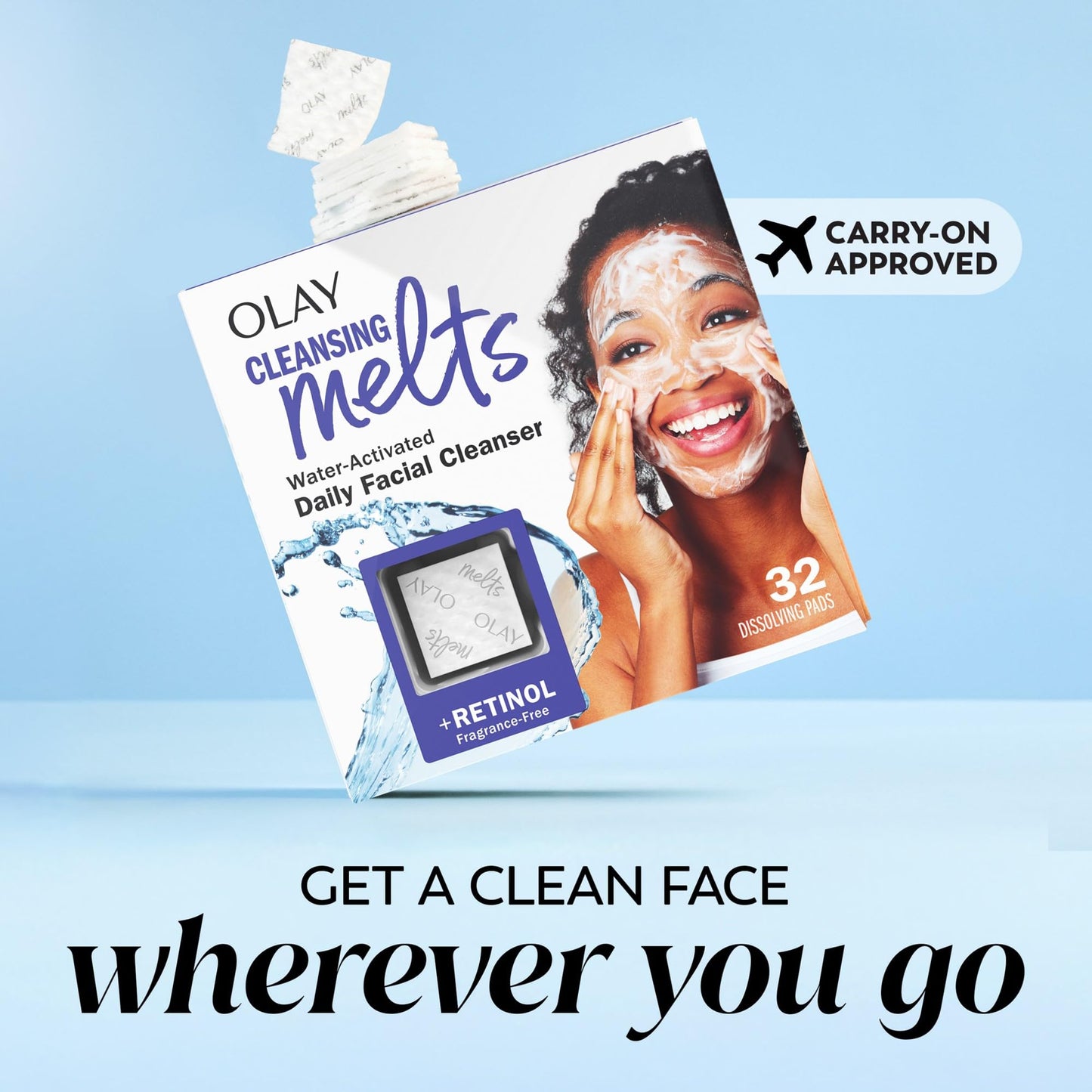 Olay Face Wash, Vitamin C Cleansing Melts