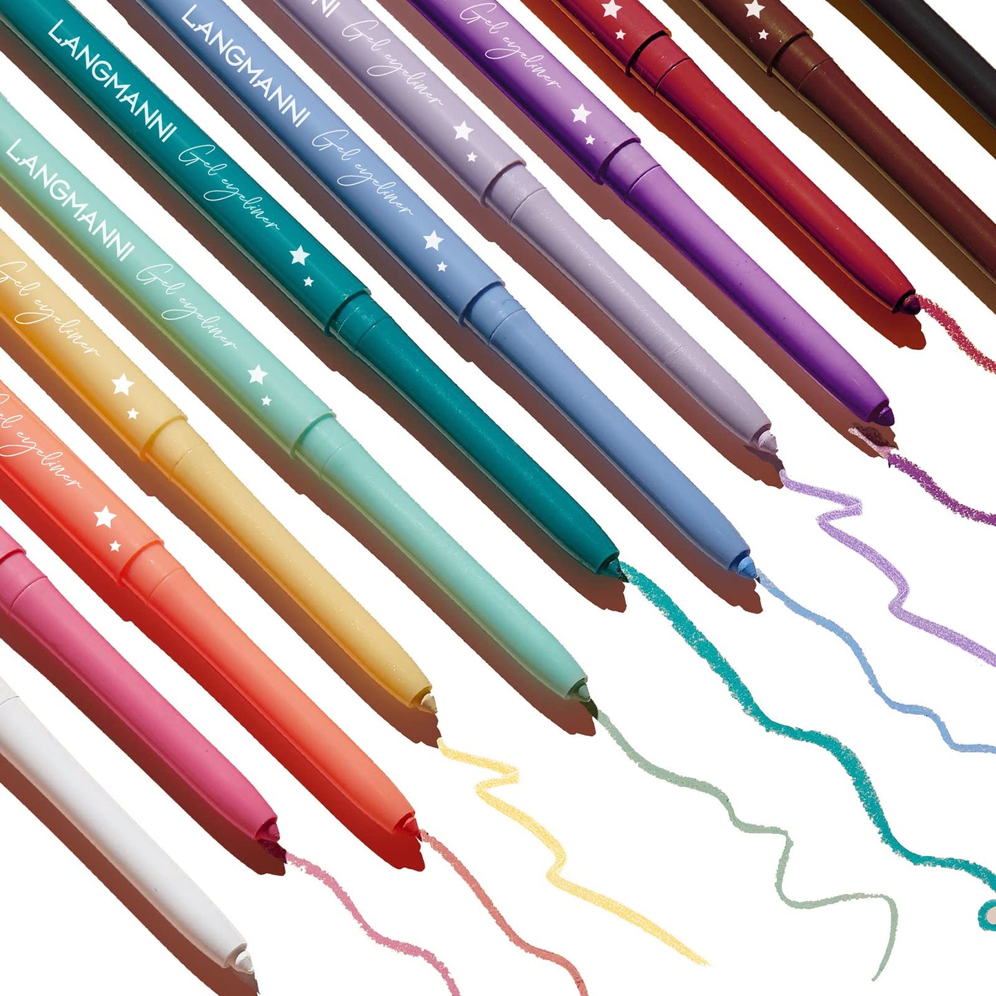 Best Land 12 Colors Matte Liquid Eyeliner Set