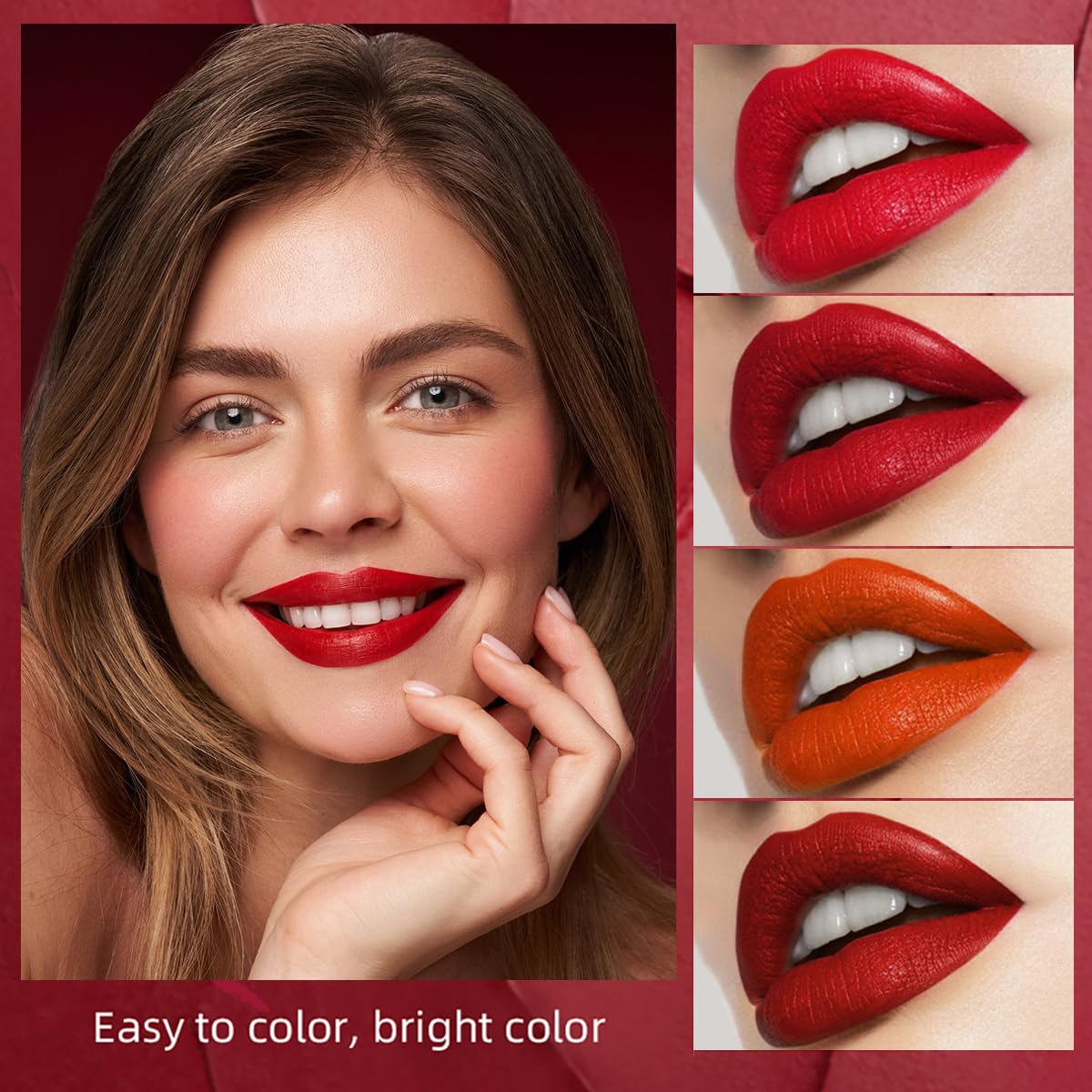Labiales Mate Velvet Lipstick 24 hours Long Lasting & Waterproof Tube