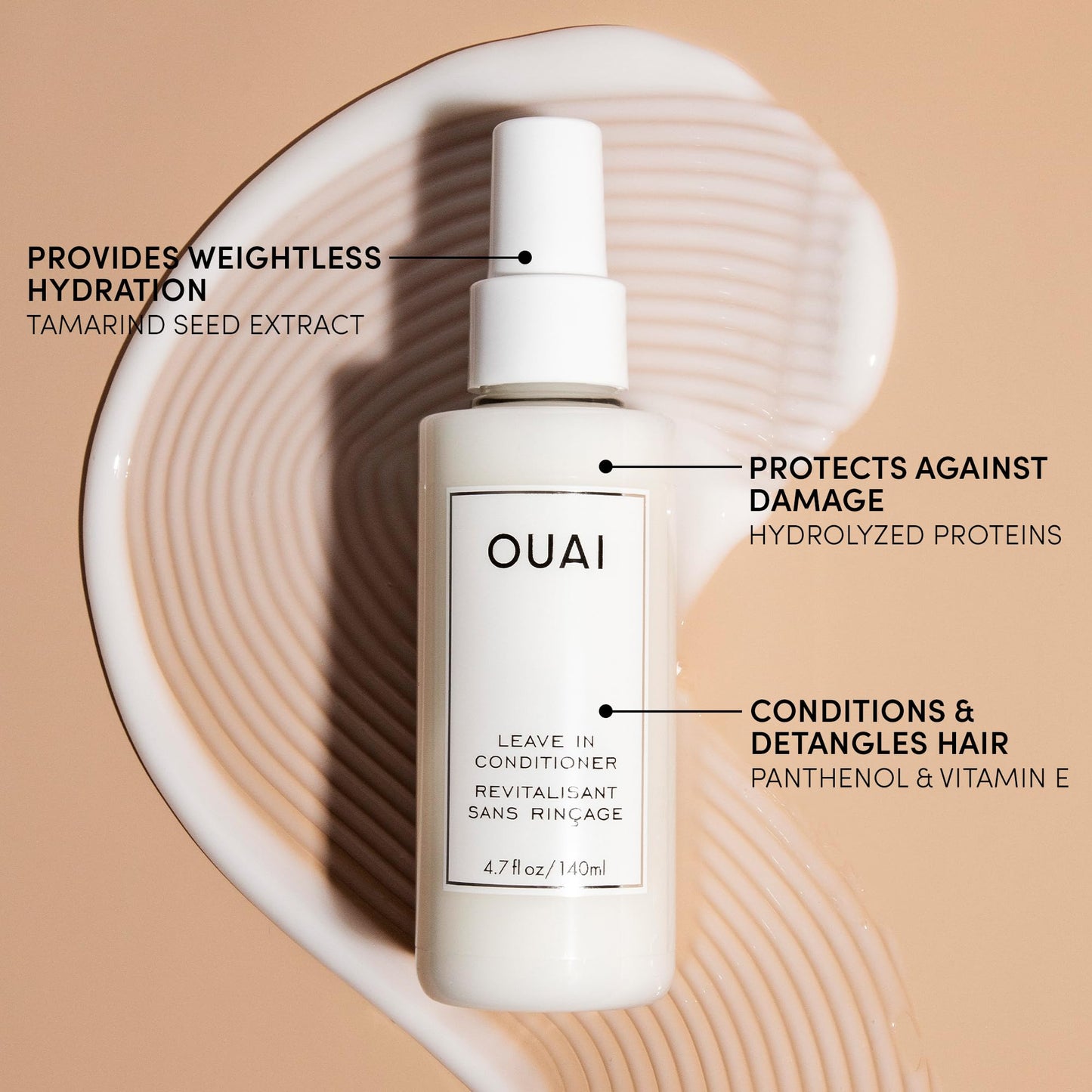 OUAI Leave In Conditioner & Heat Protectant Spray