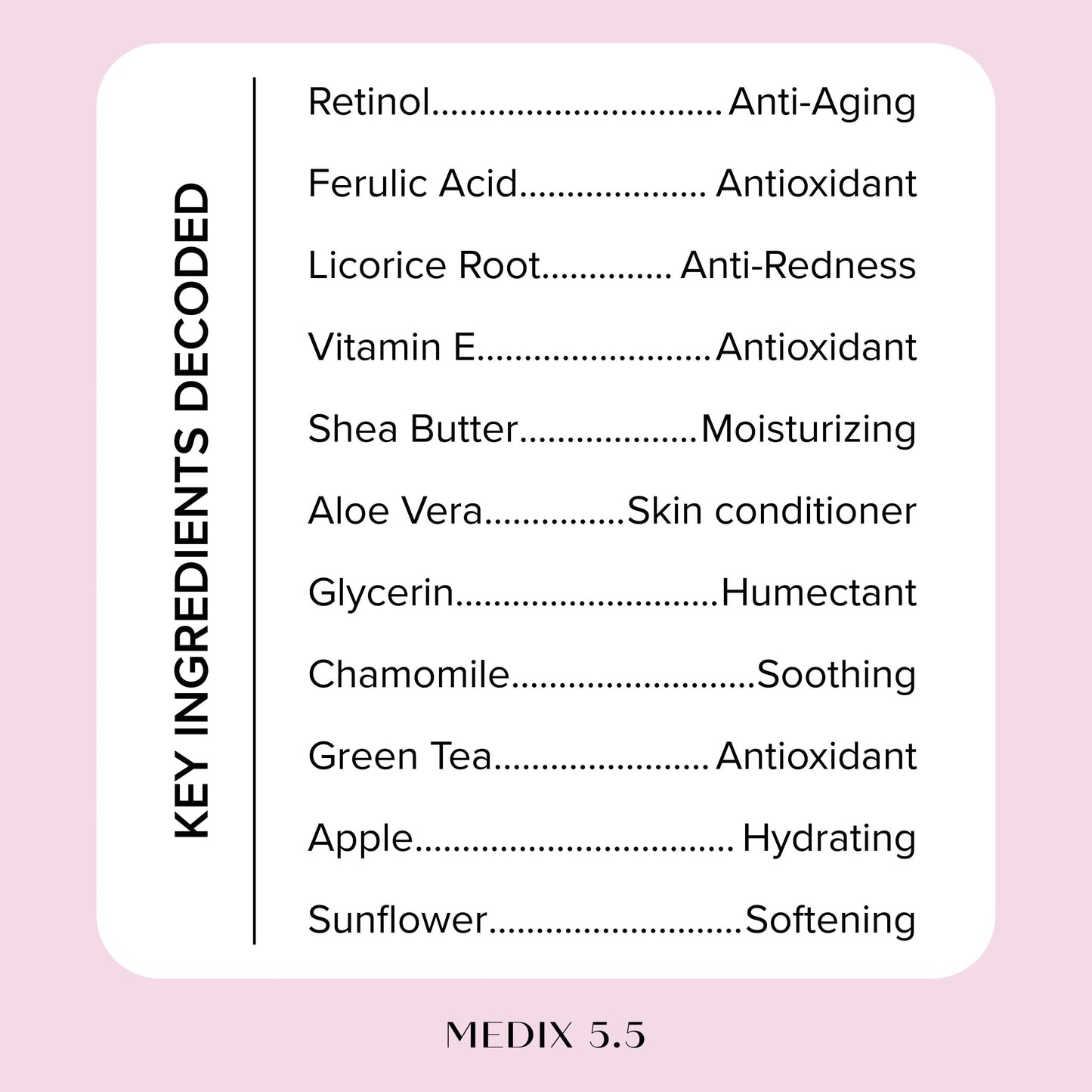 Medix 5.5 Argan Oil Cream W/Vitamin E Anti Aging Skin Care