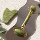 Huefull Genuine Jade Roller & Gua Sha Set for Face