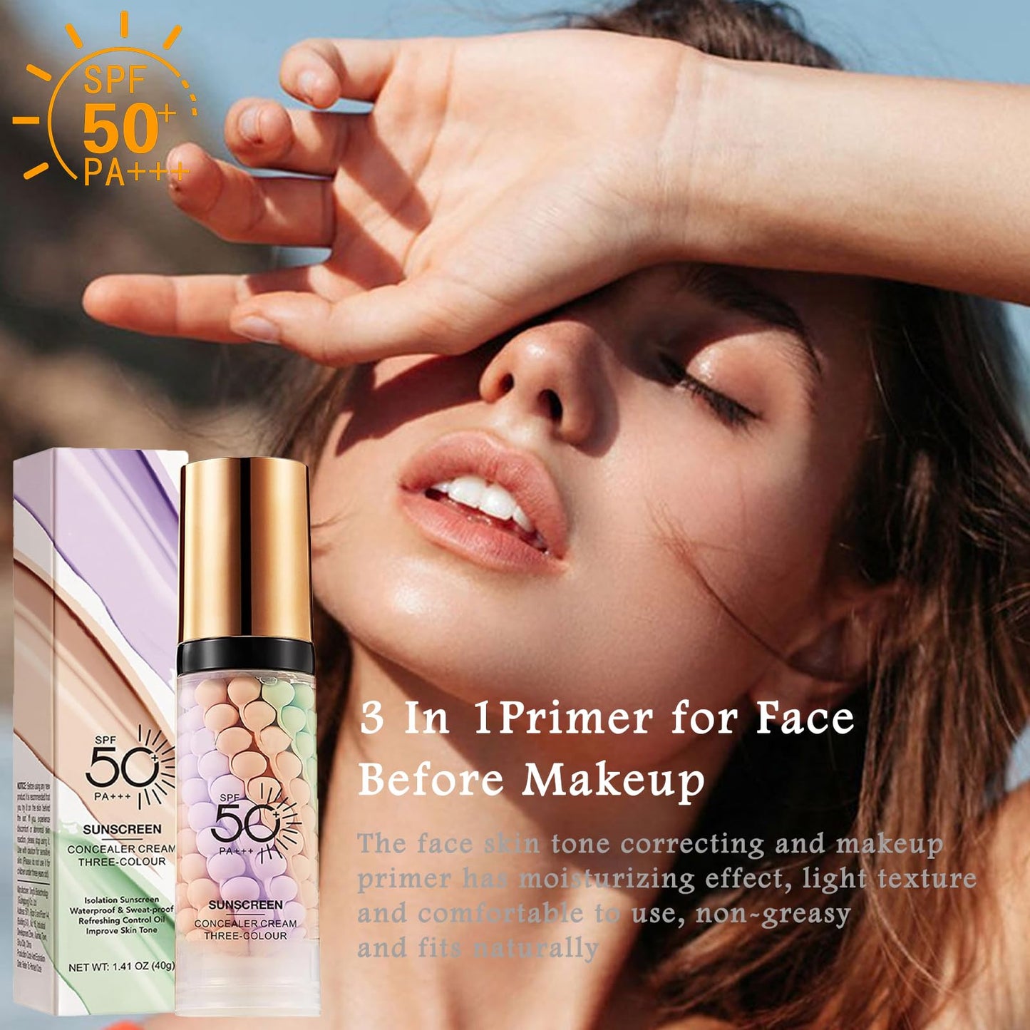 3-in-1 Color Correcting Face Primer SPF 50