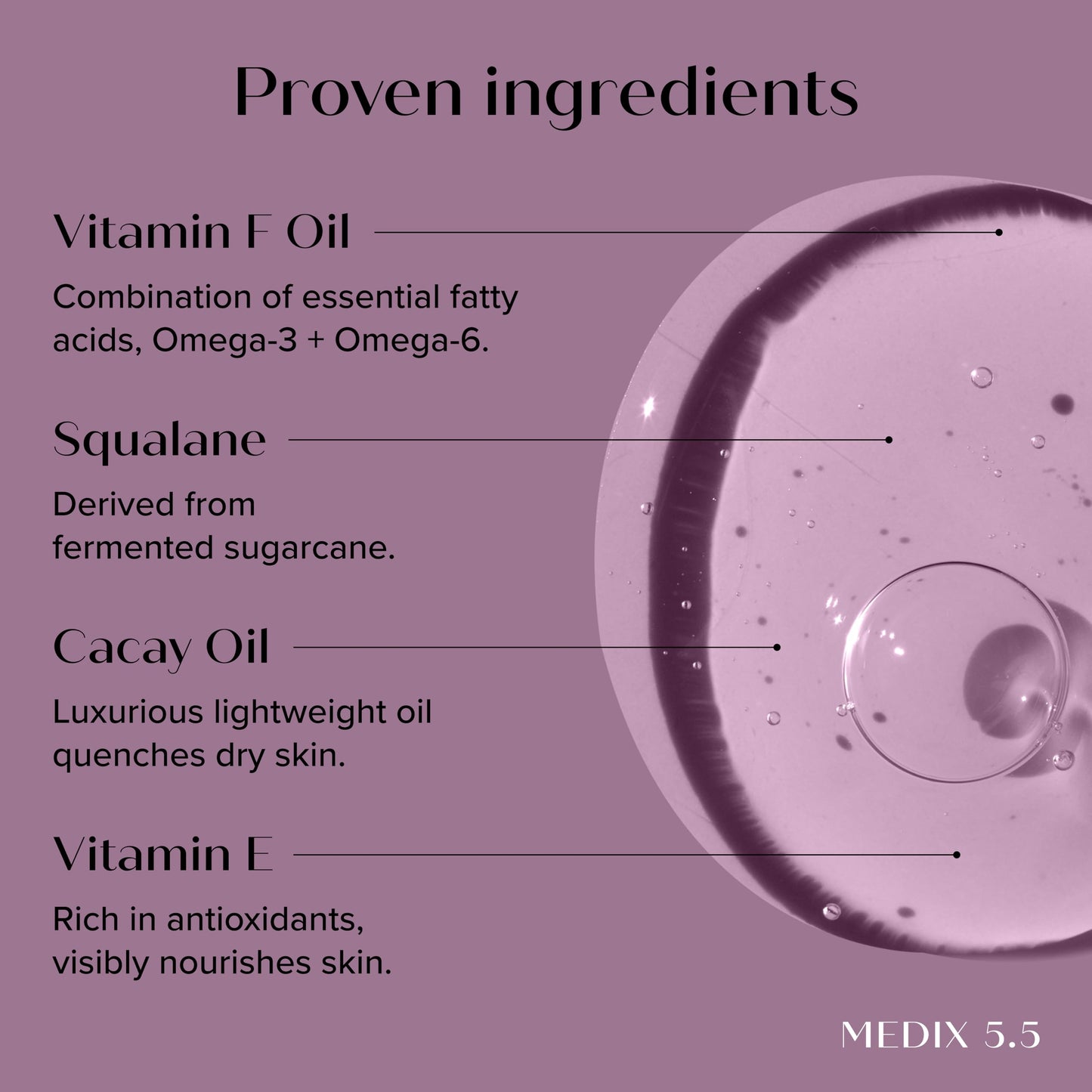Medix 5.5 Argan Oil Cream W/Vitamin E Anti Aging Skin Care