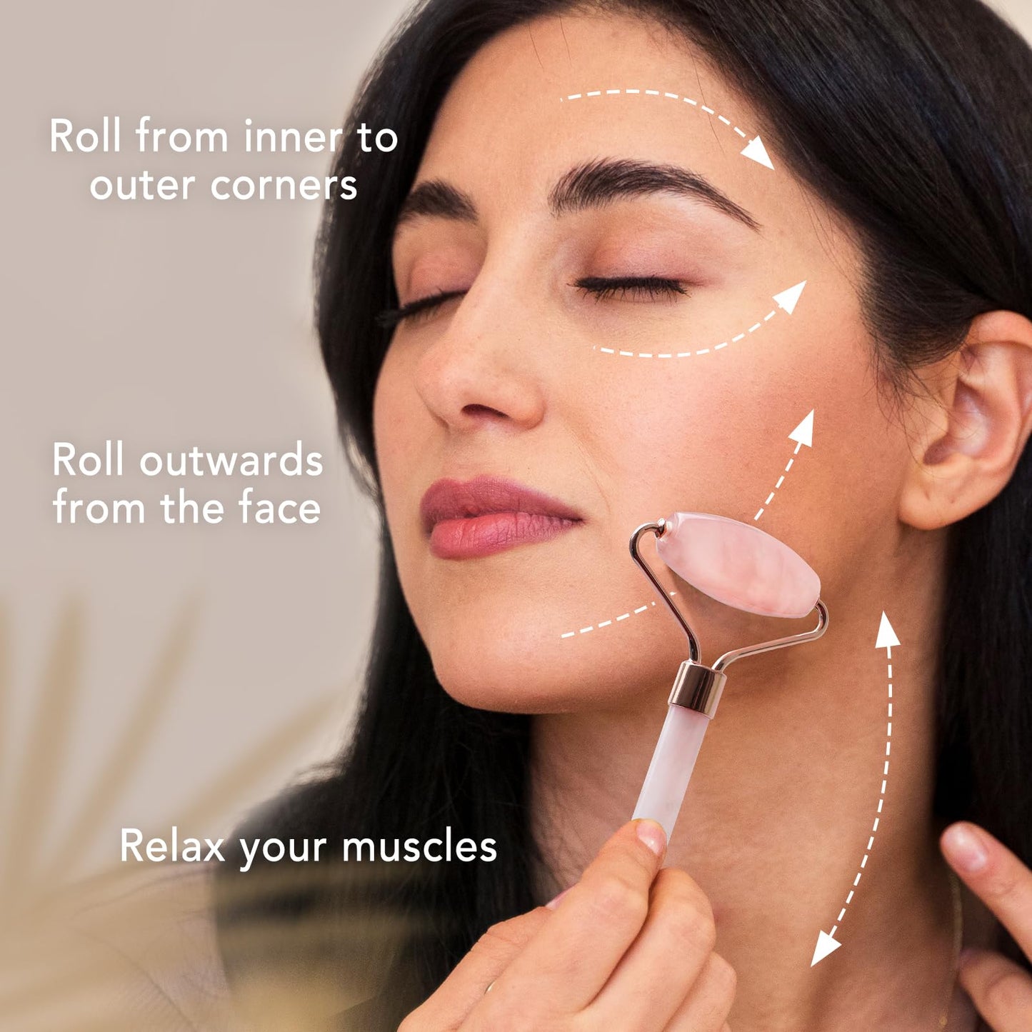 Huefull Genuine Jade Roller & Gua Sha Set for Face