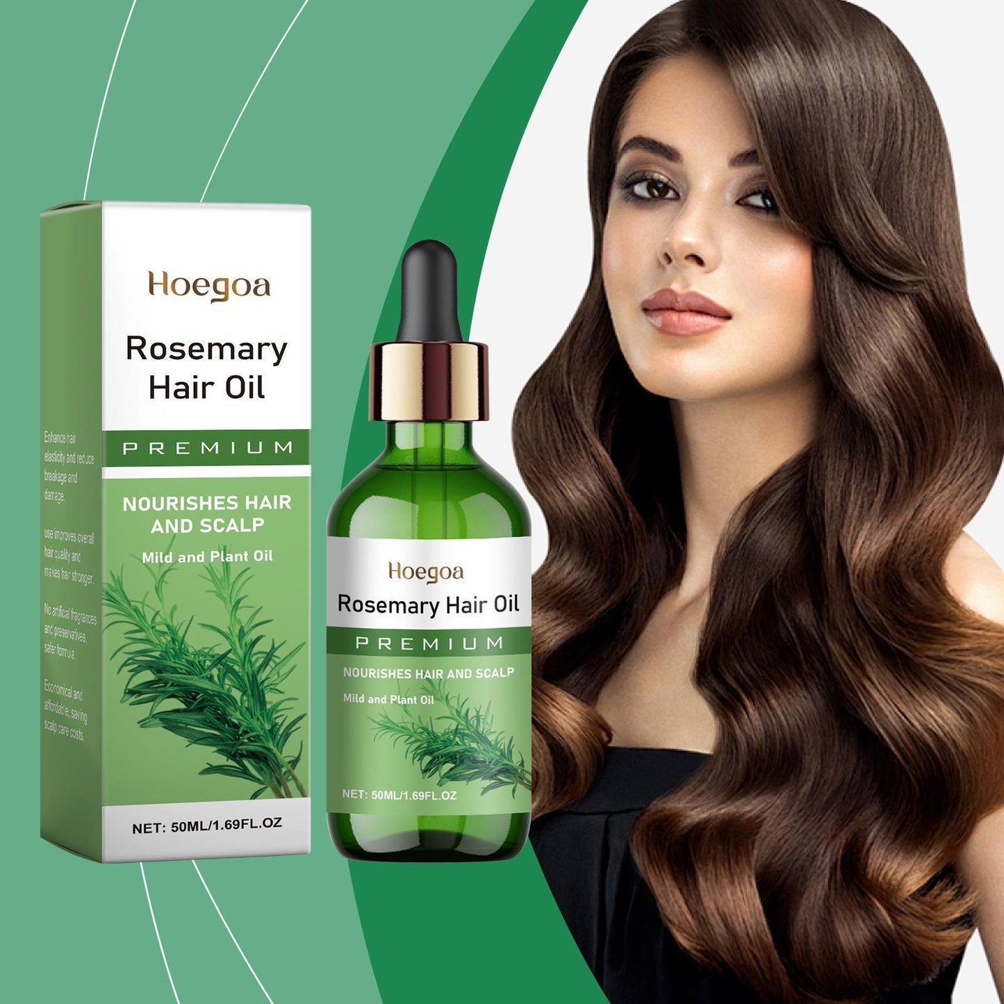 Rosemary Hair Oil Strengthening Softening and Nourishing Hair