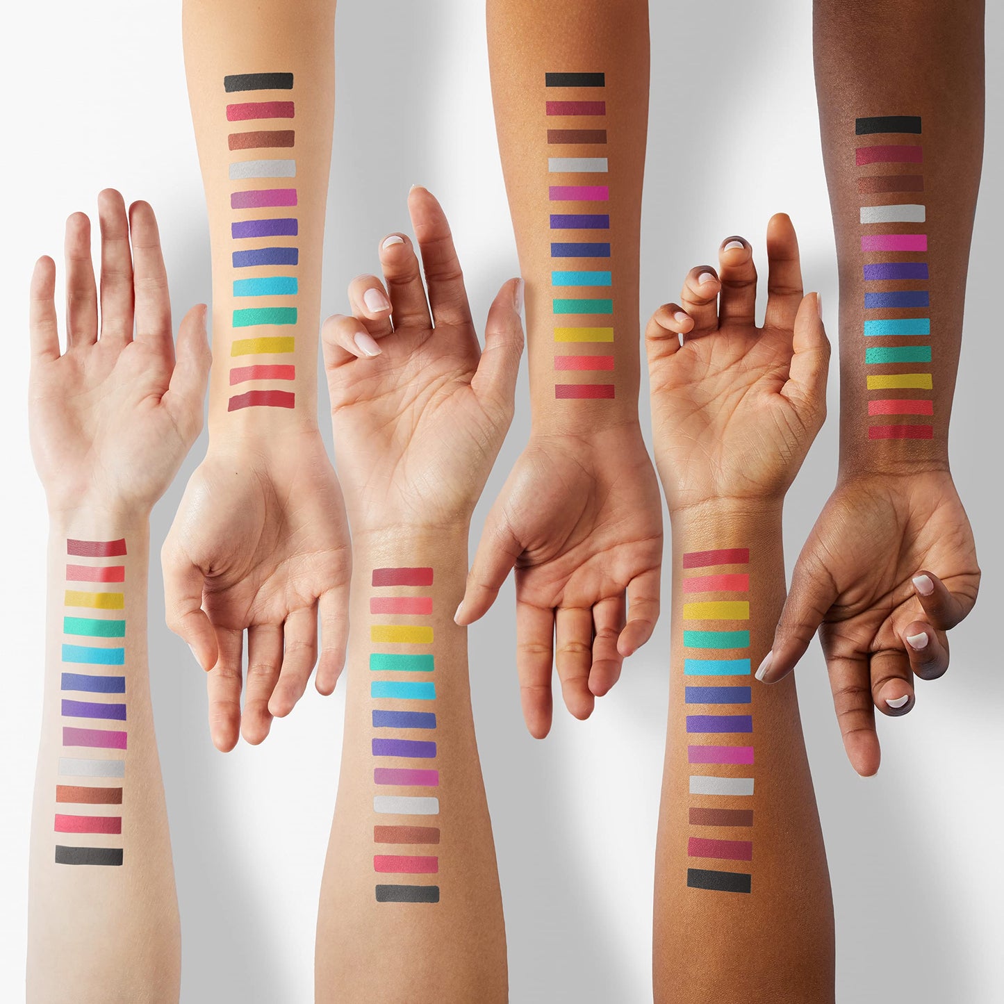 Best Land 12 Colors Matte Liquid Eyeliner Set