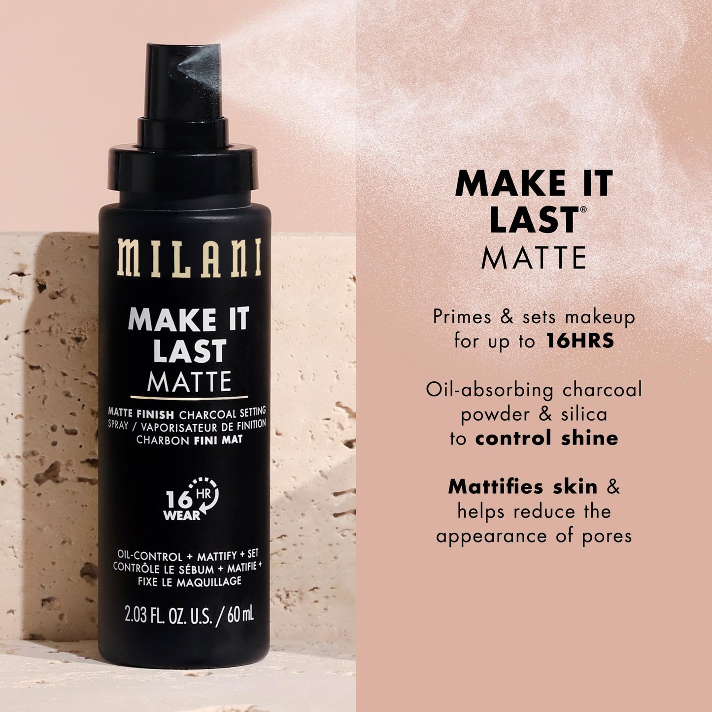 Milani Make It Dewy Setting Spray 3 in 1- Hydrate