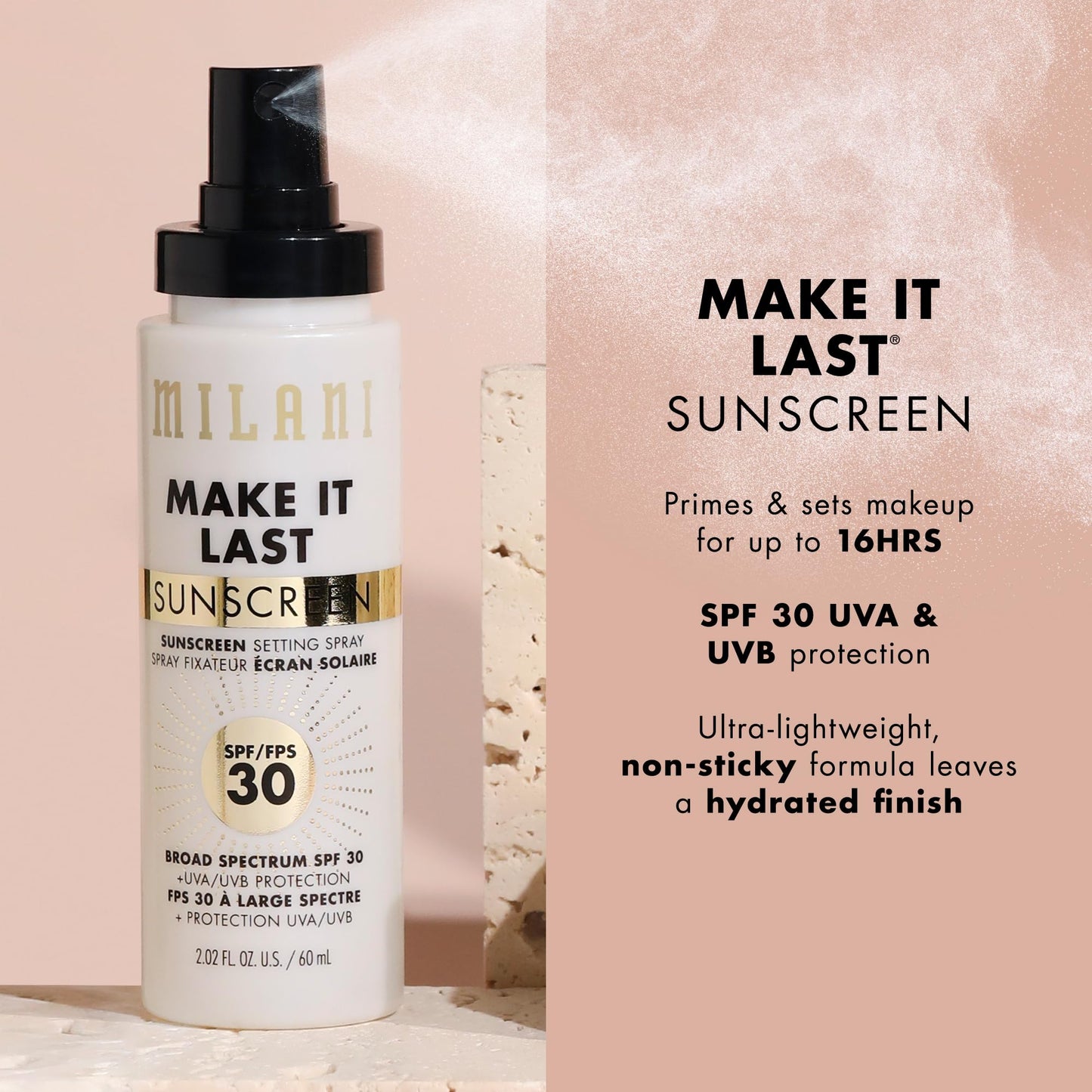 Milani Make It Dewy Setting Spray 3 in 1- Hydrate