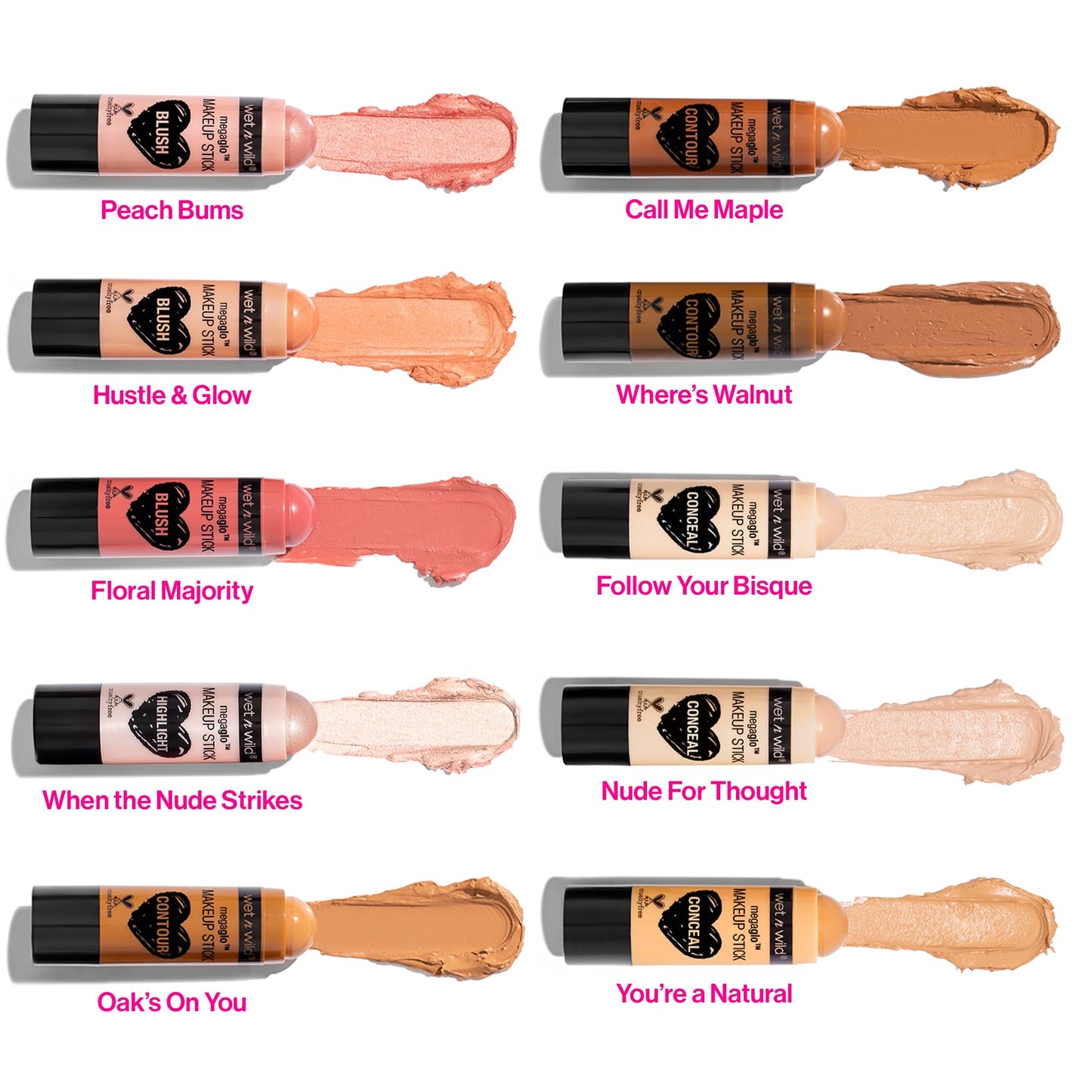 Wet n Wild Mega Glo Makeup Stick  Cruelty-Free & Vegan