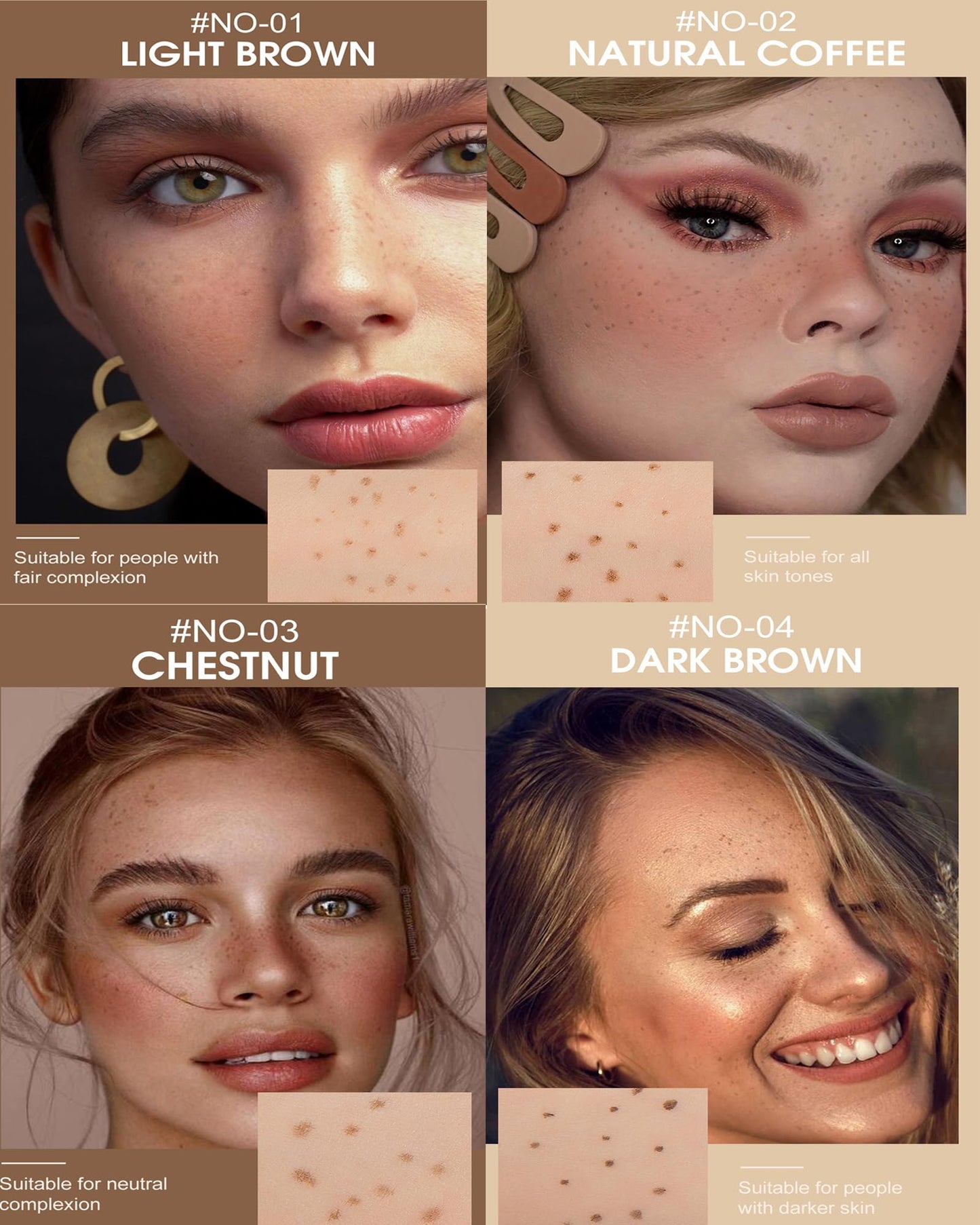 AKARY Freckle Pen Professional Lifelike Face Concealer