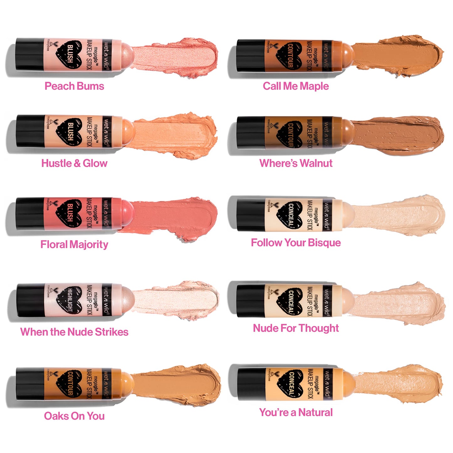 Wet n Wild Mega Glo Makeup Stick  Cruelty-Free & Vegan
