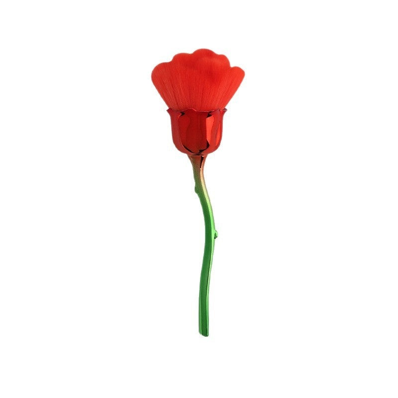 Rose Loose Powder Makeup Brush Beauty Tool